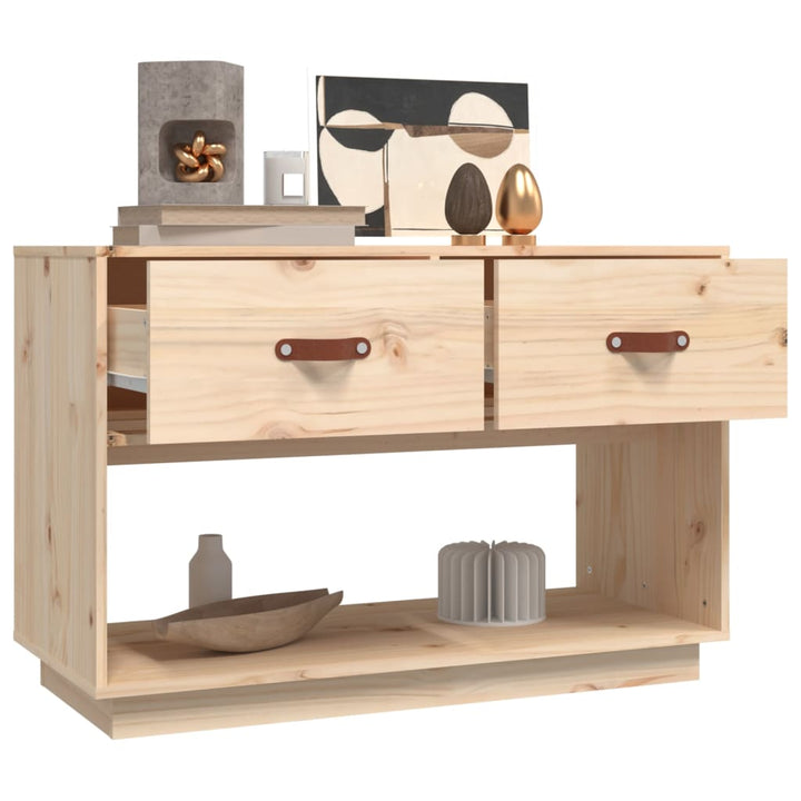 Tv-Schrank 90X40X60 Cm Massivholz Kiefer