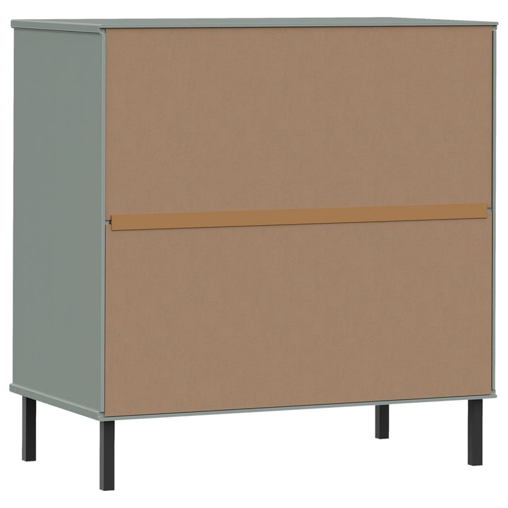 Sideboard Oslo Mit 3 Schubladen 77X40X79,5 Cm Massivholz