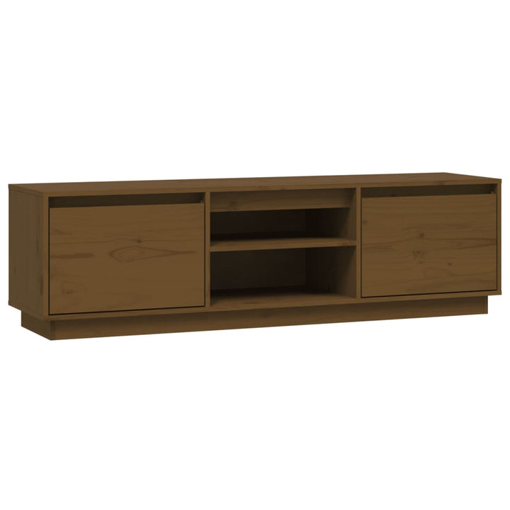 Tv-Schrank 140X35X40 Cm Massivholz Kiefer