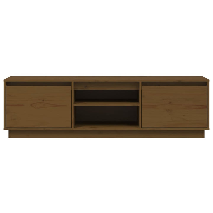 Tv-Schrank 140X35X40 Cm Massivholz Kiefer