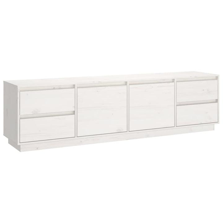 Tv-Schrank 176X37X47,5 Cm Massivholz Kiefer