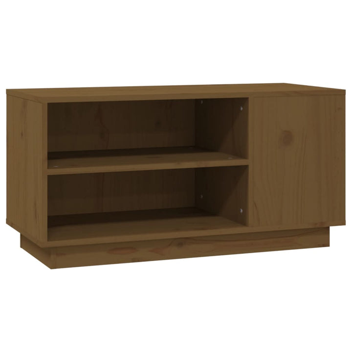 Tv-Schrank 80X35X40,5 Cm Massivholz Kiefer