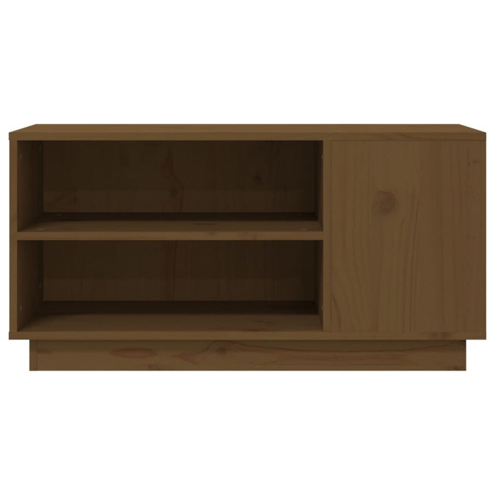 Tv-Schrank 80X35X40,5 Cm Massivholz Kiefer