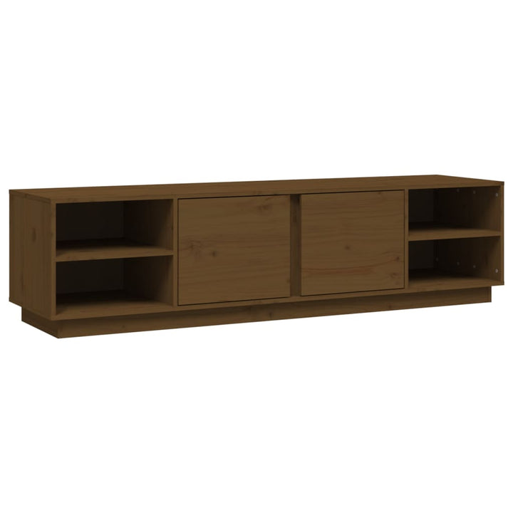 Tv-Schrank 156X40X40 Cm Massivholz Kiefer