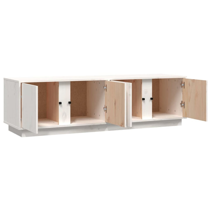 Tv-Schrank 140X40X40 Cm Massivholz Kiefer