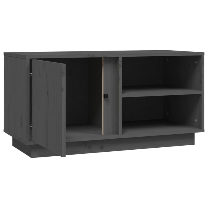 Tv-Schrank 80X35X40,5 Cm Massivholz Kiefer