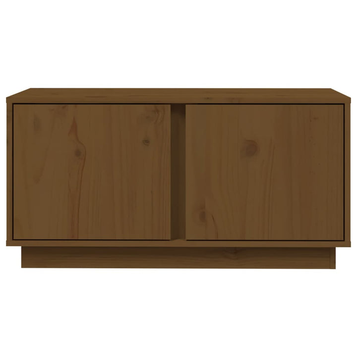 Tv-Schrank 80X35X40,5 Cm Massivholz Kiefer