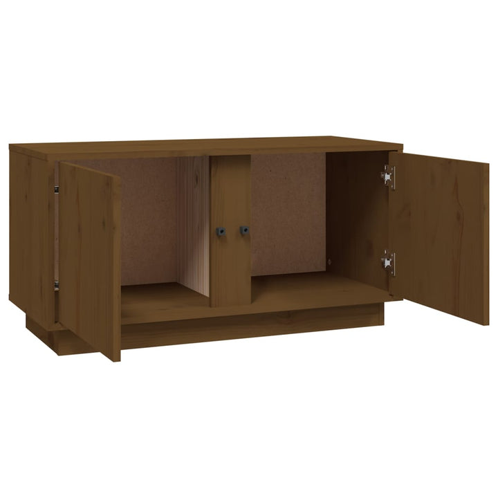 Tv-Schrank 80X35X40,5 Cm Massivholz Kiefer