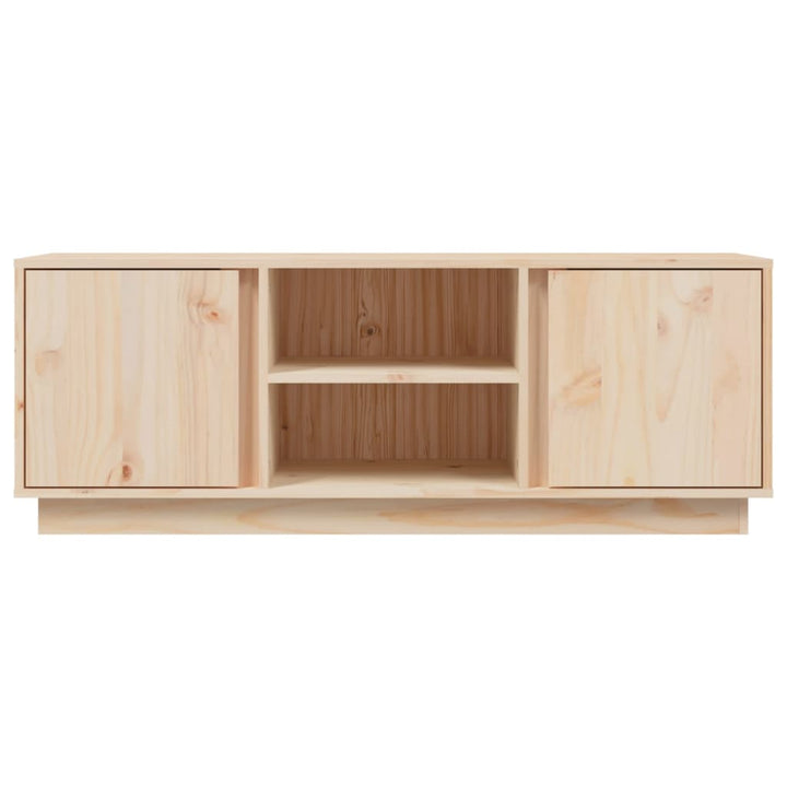 Tv-Schrank 110X35X40,5 Cm Massivholz Kiefer