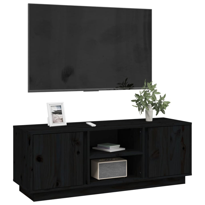 Tv-Schrank 110X35X40,5 Cm Massivholz Kiefer