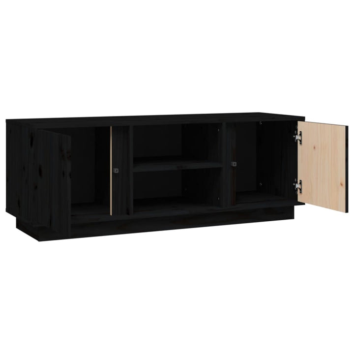 Tv-Schrank 110X35X40,5 Cm Massivholz Kiefer