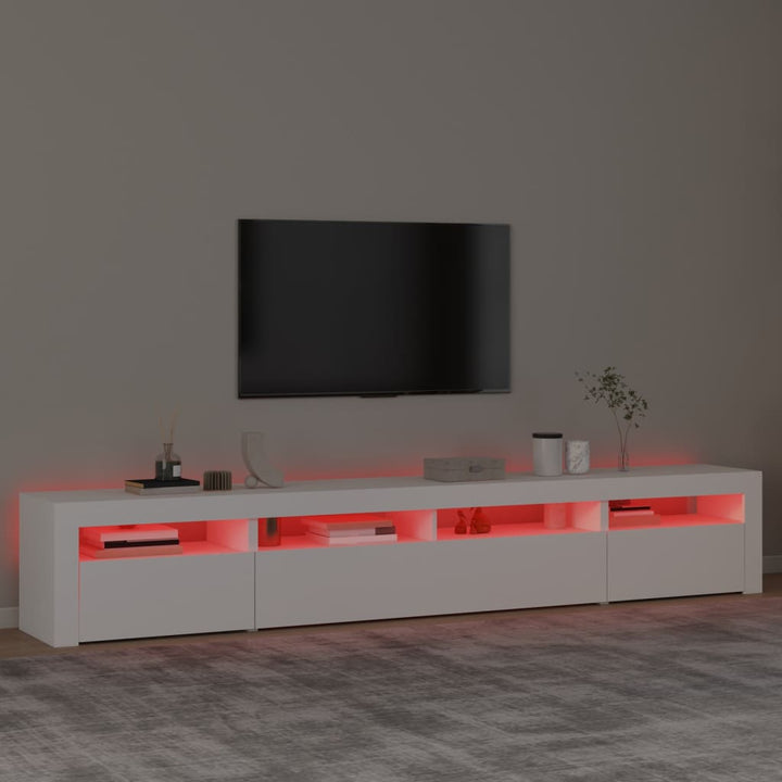 Tv-Schrank Mit Led-Leuchten 240X35X40 Cm