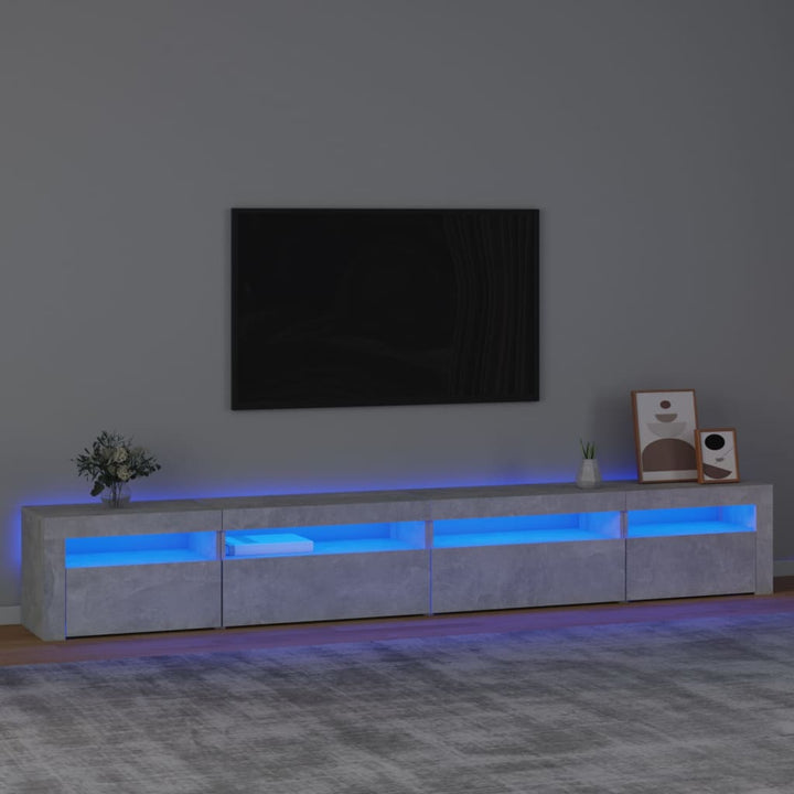 Tv-Schrank Mit Led-Leuchten 270X35X40 Cm