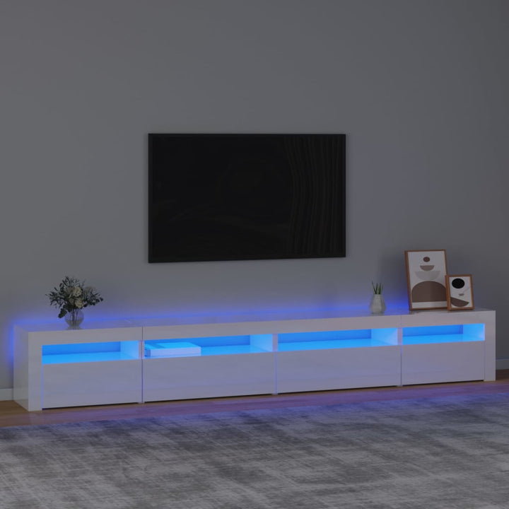 Tv-Schrank Mit Led-Leuchten 270X35X40 Cm