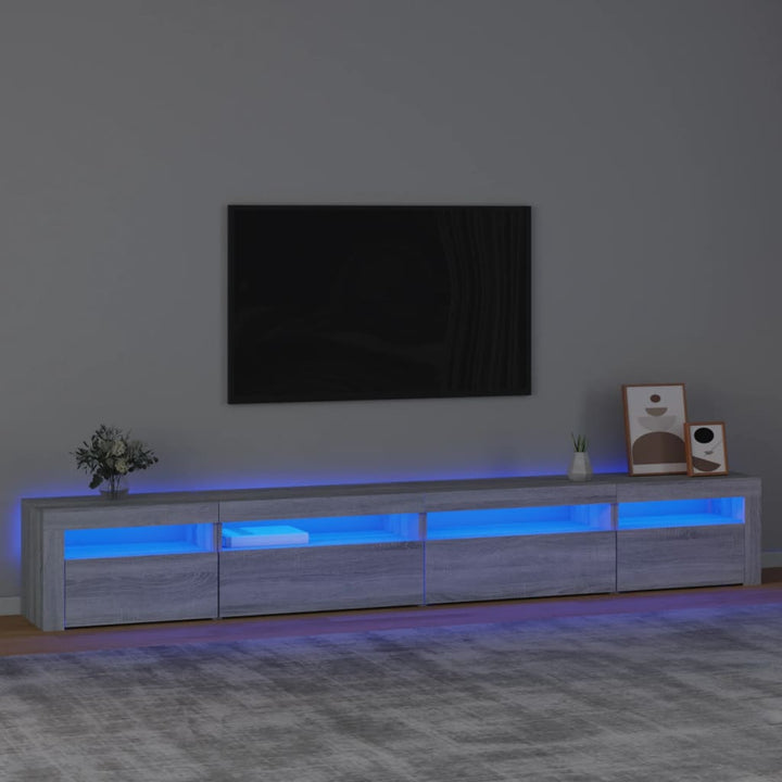 Tv-Schrank Mit Led-Leuchten 270X35X40 Cm