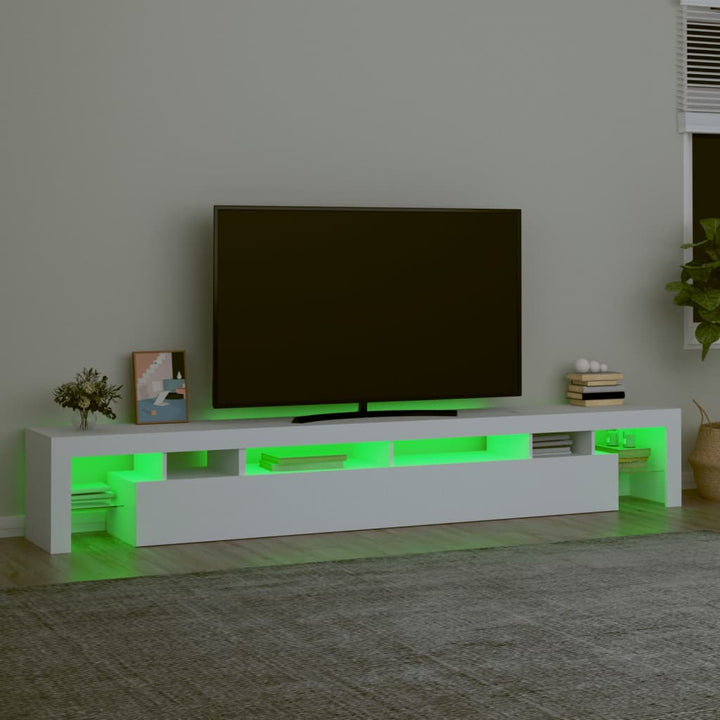 Tv-Schrank Mit Led-Leuchten 260X36,5X40 Cm