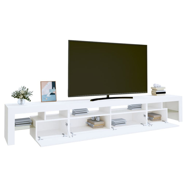 Tv-Schrank Mit Led-Leuchten 260X36,5X40 Cm