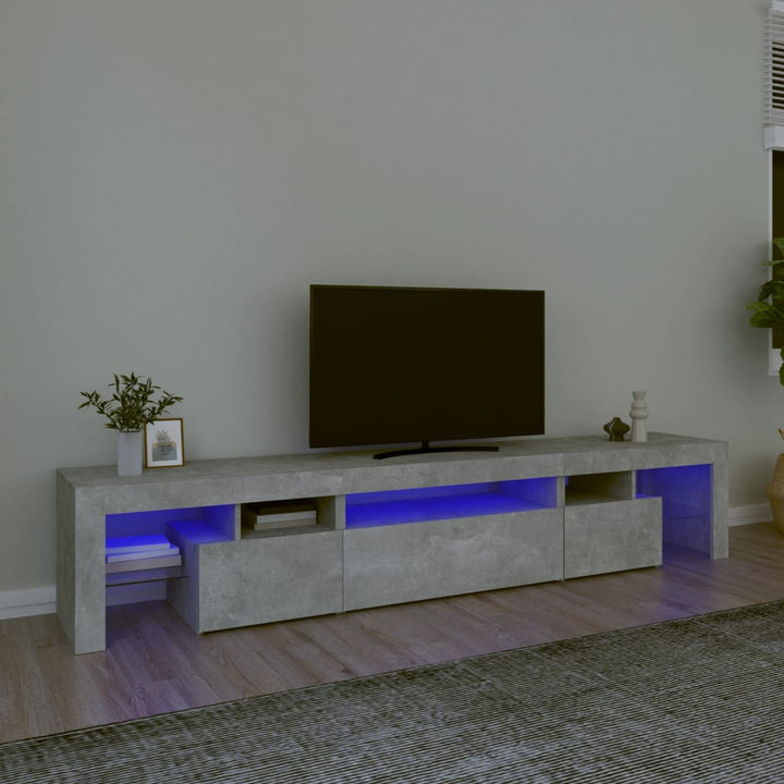 Tv-Schrank Mit Led-Leuchten 260X36,5X40 Cm