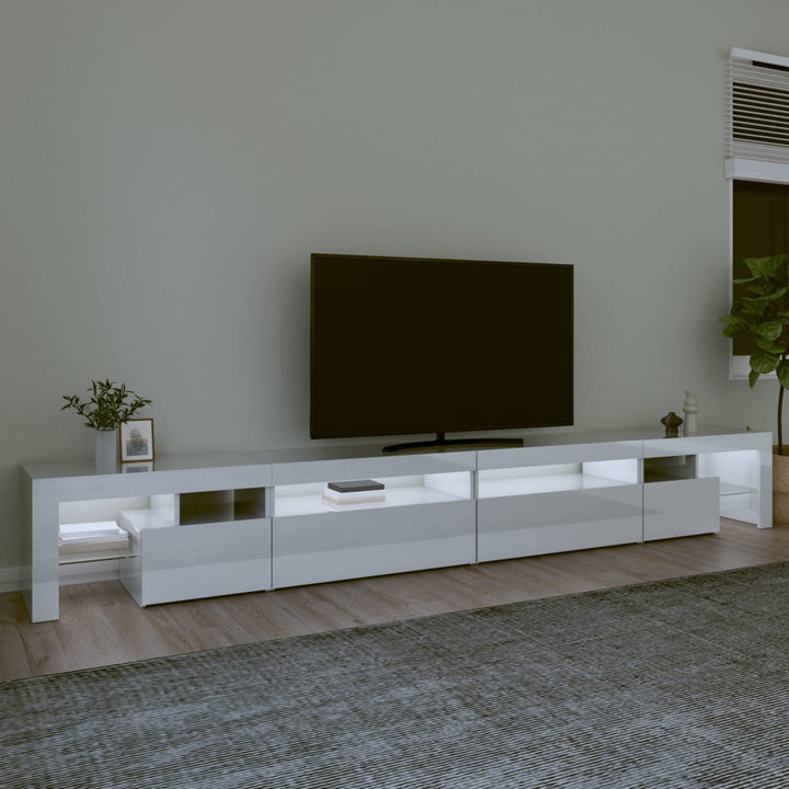 Tv-Schrank Mit Led-Leuchten 290X36,5X40 Cm