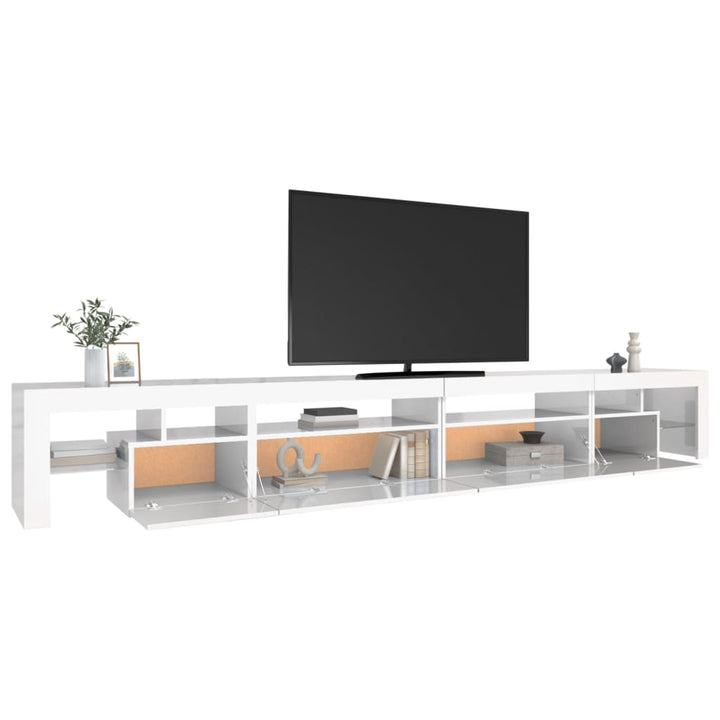 Tv-Schrank Mit Led-Leuchten 290X36,5X40 Cm