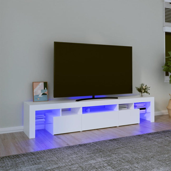 Tv-Schrank Mit Led-Leuchten 290X36,5X40 Cm