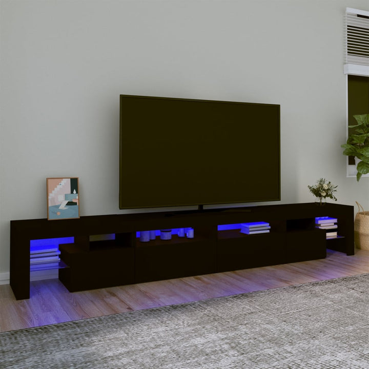 Tv-Schrank Mit Led-Leuchten 260X36,5X40 Cm