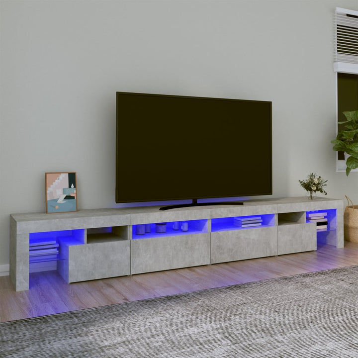 Tv-Schrank Mit Led-Leuchten 290X36,5X40 Cm