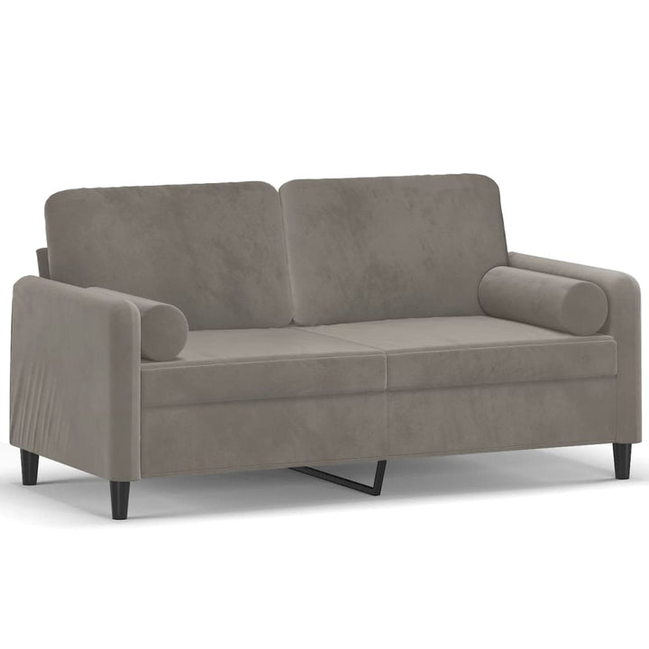 2-Sitzer-Sofa Mit Kissen 140 Cm Samt