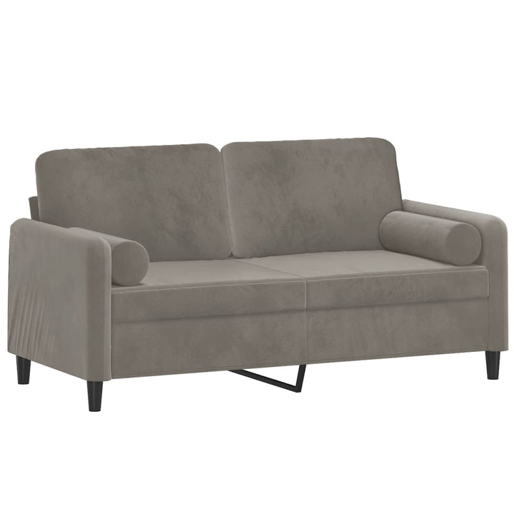 2-Sitzer-Sofa Mit Kissen 140 Cm Samt