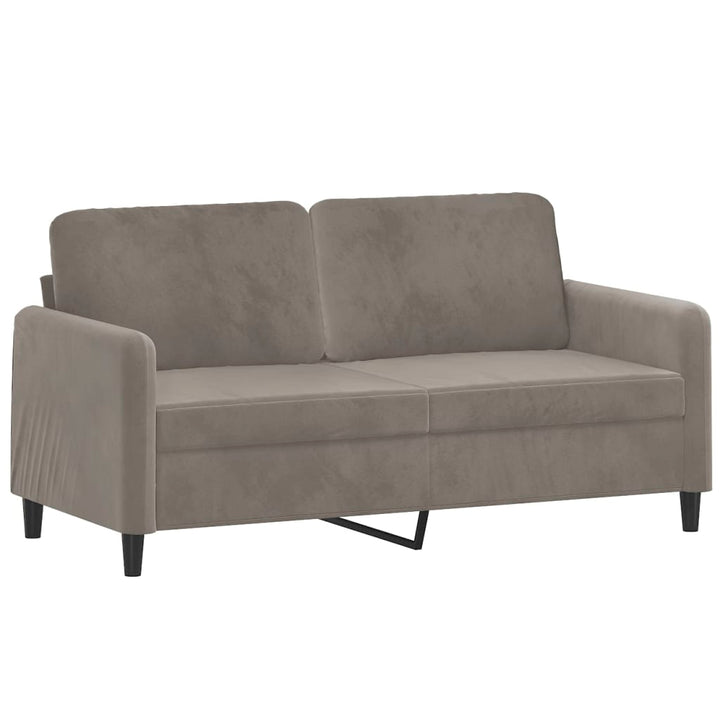 2-Sitzer-Sofa Mit Kissen 140 Cm Samt