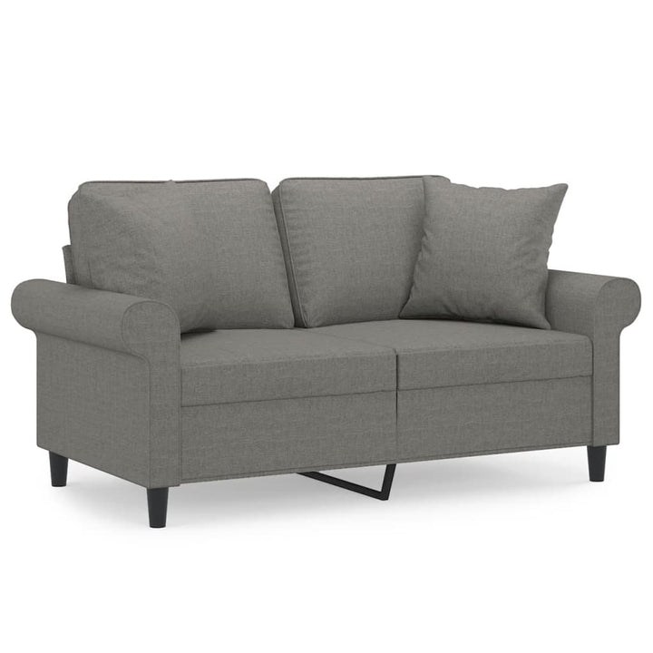 2-Sitzer-Sofa Mit Kissen 120 Cm Stoff