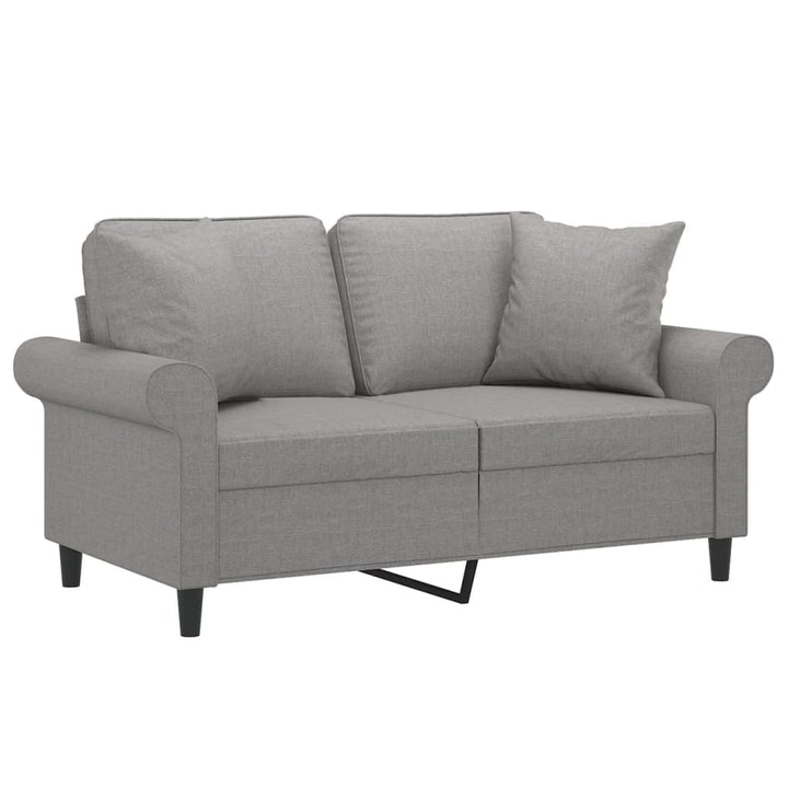 2-Sitzer-Sofa Mit Kissen 120 Cm Stoff