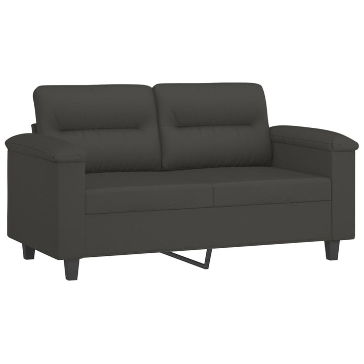 2-Sitzer-Sofa Mit Kissen 120 Cm Mikrofasergewebe