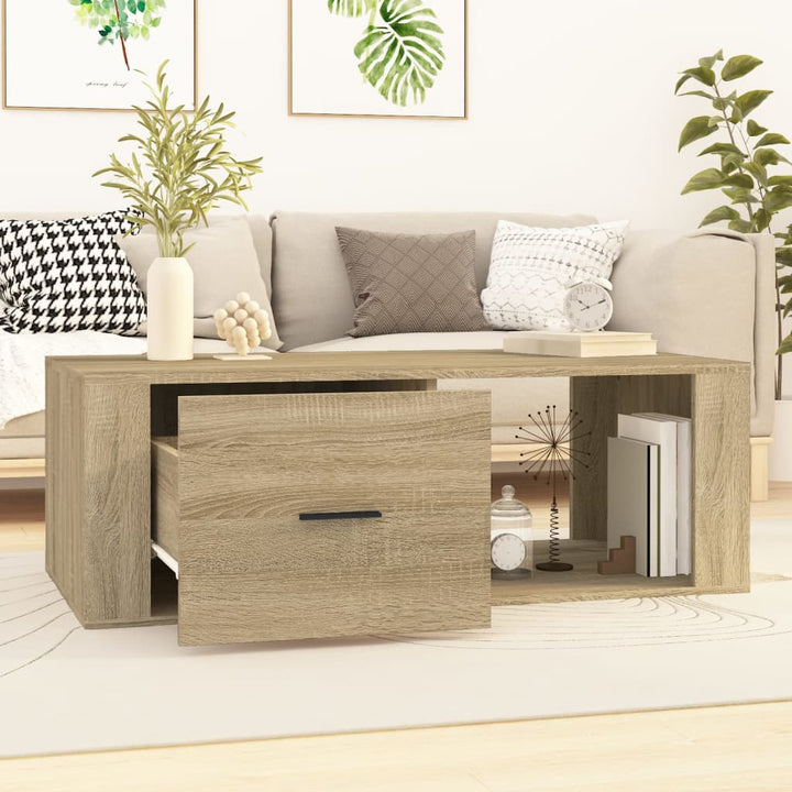 Couchtisch Sonoma-Eiche 100X50,5X35 Cm Holzwerkstoff