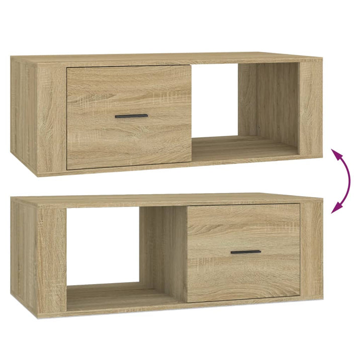 Couchtisch Sonoma-Eiche 100X50,5X35 Cm Holzwerkstoff