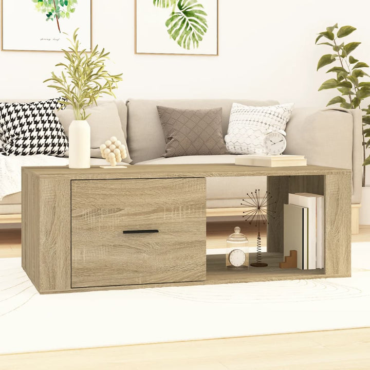 Couchtisch Sonoma-Eiche 100X50,5X35 Cm Holzwerkstoff