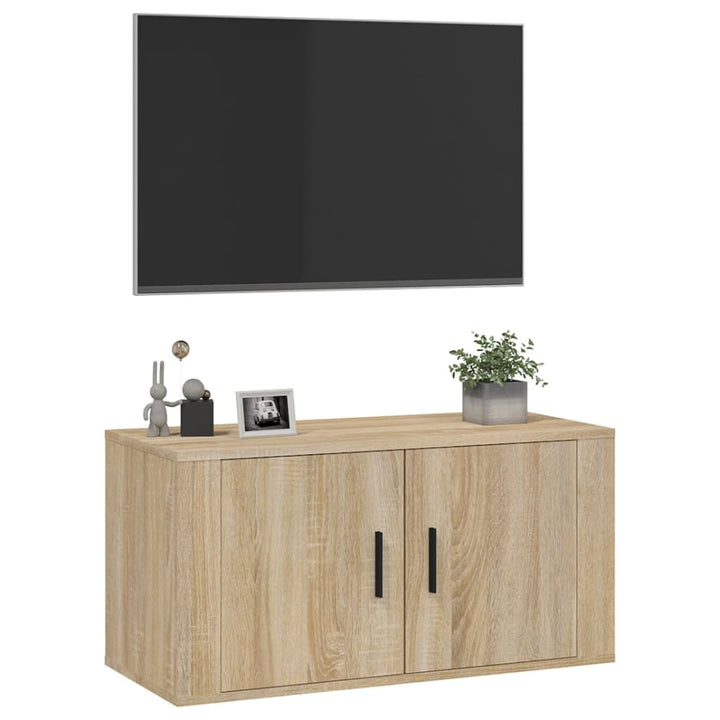 Tv-Wandschrank Sonoma-Eiche 80X34,5X Sonoma Eiche