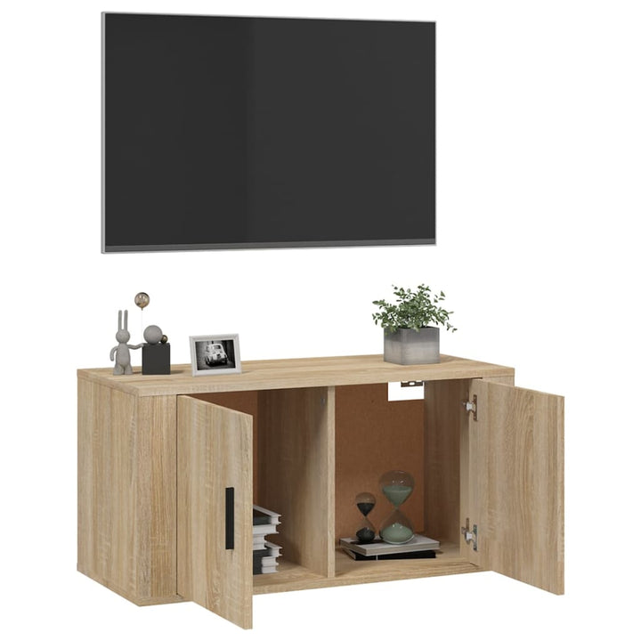 Tv-Wandschrank Sonoma-Eiche 80X34,5X Sonoma Eiche