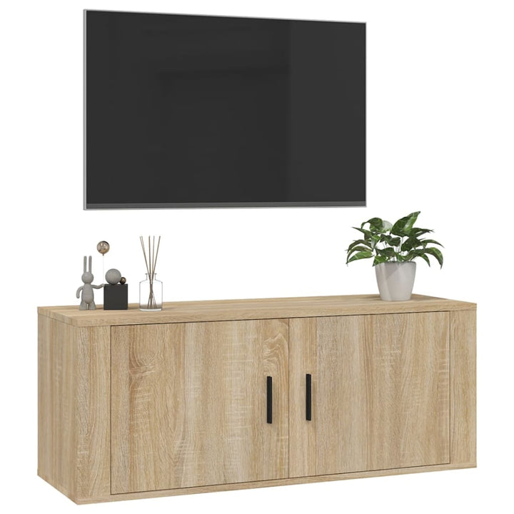 Tv-Wandschrank Sonoma-Eiche 100X34,5X Sonoma Eiche