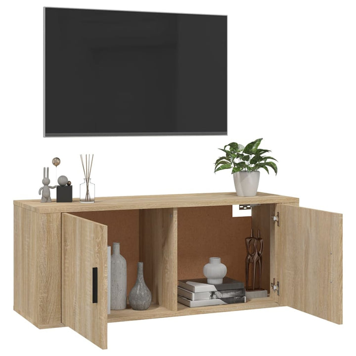 Tv-Wandschrank Sonoma-Eiche 100X34,5X Sonoma Eiche