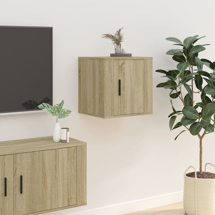 Tv-Wandschränke 2 Stk. Sonoma-Eiche 40X34,5X Sonoma Eiche