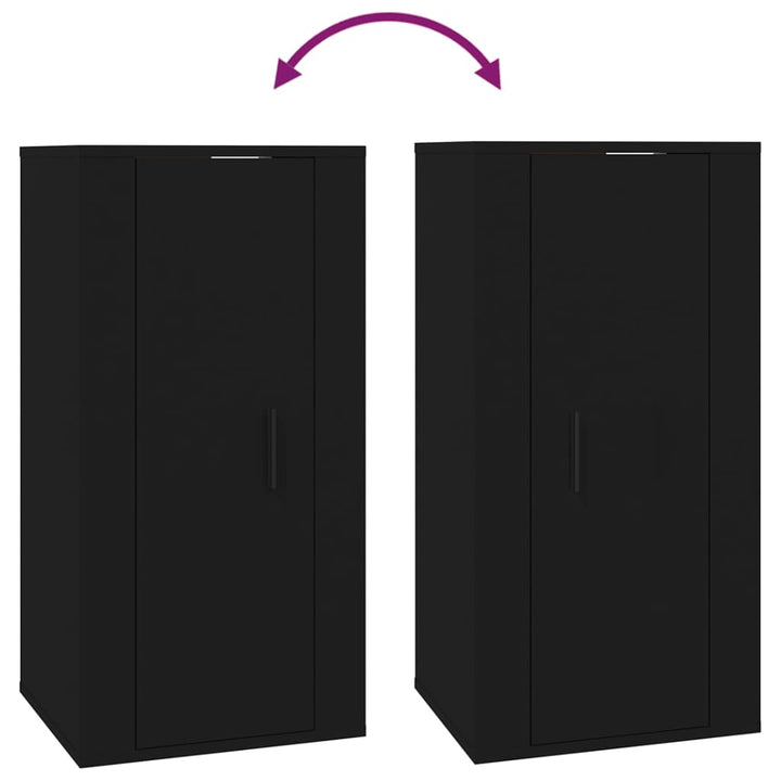 Tv-Wandschrank 40X34,5X Schwarz