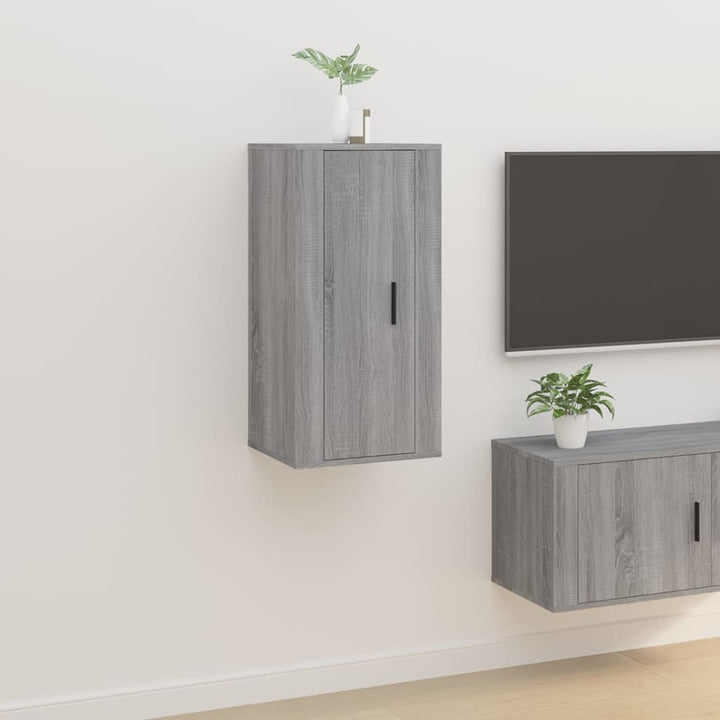 Tv-Wandschrank 80X34,5X Grau Sonoma