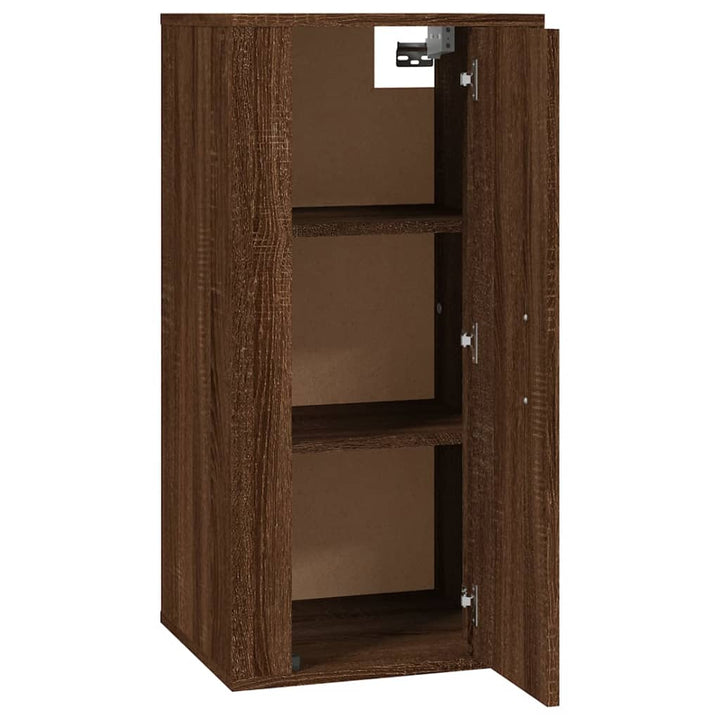 Tv-Wandschrank Braun Eichen-Optik 40X34,5X Braune Eiche