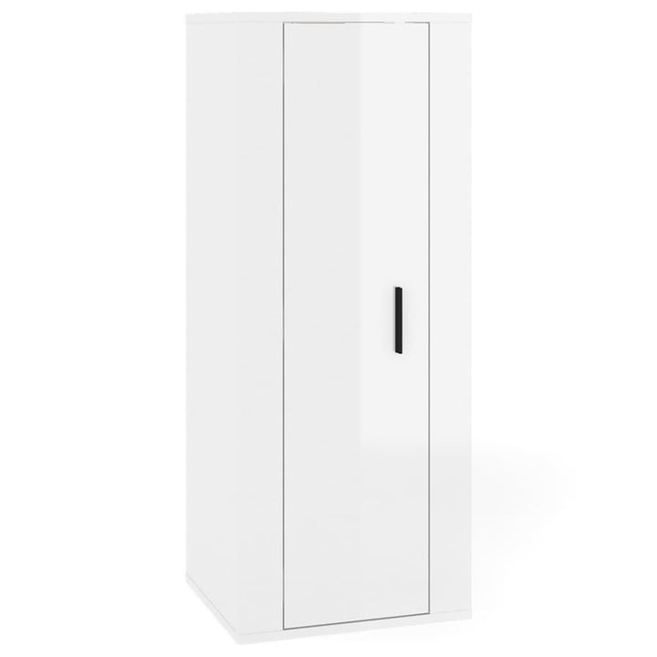 Tv-Wandschrank 40X34,5X Hochglanz-Weiß