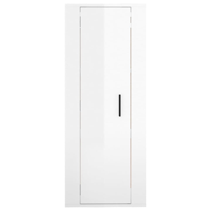 Tv-Wandschrank 40X34,5X Hochglanz-Weiß