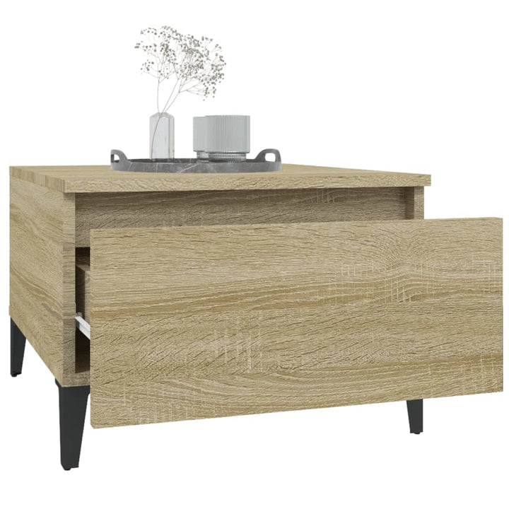 Beistelltische 2 Stk. Sonoma-Eiche 50X46X35 Cm Holzwerkstoff