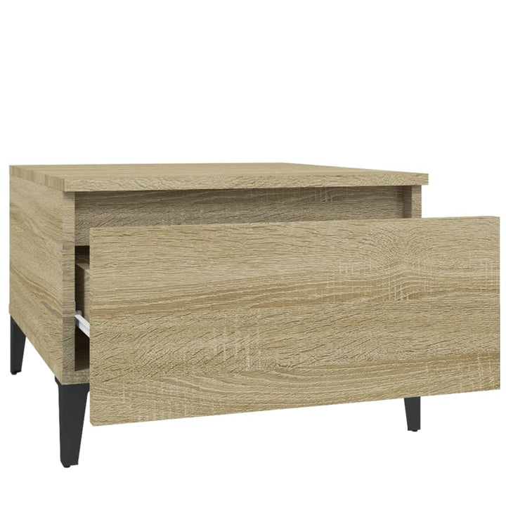 Beistelltische 2 Stk. Sonoma-Eiche 50X46X35 Cm Holzwerkstoff