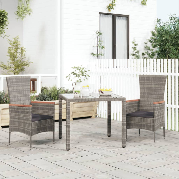 Gartenstühle Mit Kissen 4 Stk. Poly Rattan