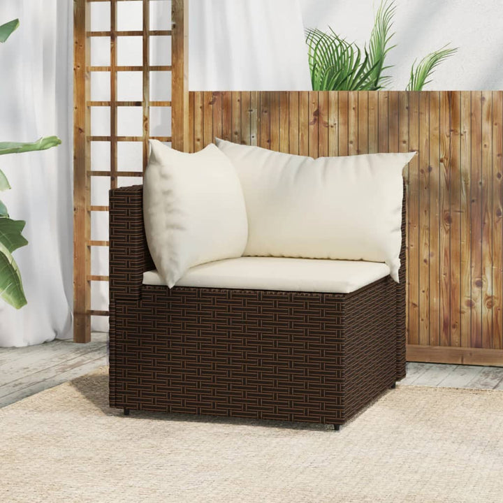 Garten- Mit Kissen Poly Rattan